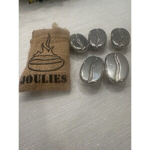 Coffee Joulies Stainless Steel Coffee Temperature Regulators Set of 5 with Pouch